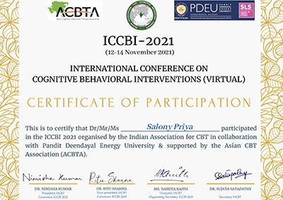 Certificate of Participation